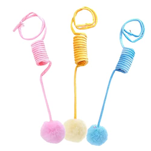 BESTonZON 3 Stück Teiliges Katzenplüsch mit Saugnapf Interaktiver Ball für Kleine Haustiere Selbstbeschäftigendes Indoor zur Stressreduktion und Bewegung für Katzen BESTonZON 3 Stück Teiliges Katzenplüsch mit Saugnapf Interaktiver Ball für Kleine Haustiere Selbstbeschäftigendes Indoor zur Stressreduktion und Bewegung für Katzen von BESTonZON