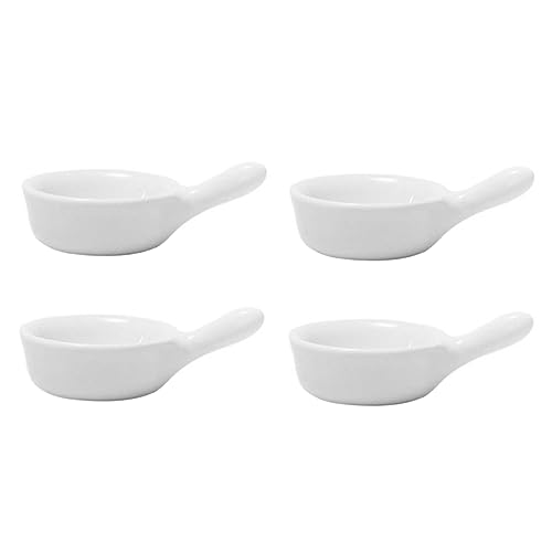 BESTonZON 4 Stück Gewürzschale Mit Griff Für Japanische Sojasauce Salatdressing Menage Butterhalter Soßenauflaufförmchen Salz Essig Zuckerdose Gewürzschale Restaurant Soßenbecher von BESTonZON