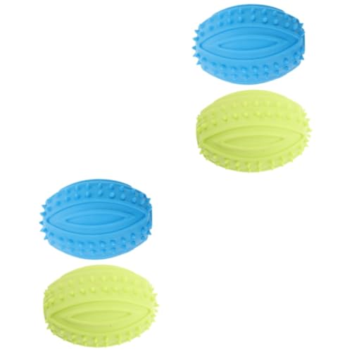 BESTonZON 4 Stück Quietschende Hundebälle aus Interaktives für Kleine und Mittelgroße Hunde Beißspielzeug für Sicheres Kauen und Zahnpflege Hundespielzeug für Täglichen Gebrauch BESTonZON 4 Stück Quietschende Hundebälle aus Interaktives für Kleine und Mittelgroße Hunde Beißspielzeug für Sicheres Kauen und Zahnpflege Hundespielzeug für Täglichen Gebrauch von BESTonZON