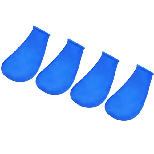 BESTonZON 4 Stück wasserdichte Hundeschuhe rutschfeste Pfotenschutz Schuhe für Katzen und Hunde Langlebig und Bequem Blau BESTonZON 4 Stück wasserdichte Hundeschuhe rutschfeste Pfotenschutz Schuhe für Katzen und Hunde Langlebig und Bequem Blau von BESTonZON