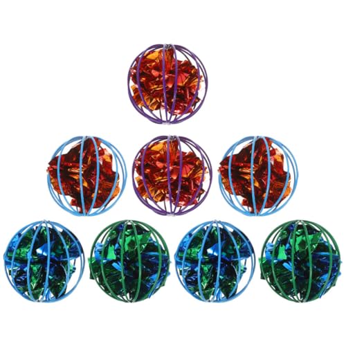 BESTonZON 8 Stück Teiliges Katzen Interactive Crinkle Ball Leichtes Knisterndes für Kätzchen Bunt für Bewegung und Unterhaltung im Haushalt BESTonZON 8 Stück Teiliges Katzen Interactive Crinkle Ball Leichtes Knisterndes für Kätzchen Bunt für Bewegung und Unterhaltung im Haushalt von BESTonZON