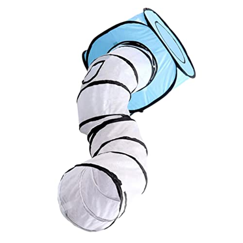 BESTonZON Faltbarer Katzenzelt Spieltunnel S Mittlere Blau Katzenhöhle Interaktives Katzenspielzeug Platzsparend Installieren BESTonZON Faltbarer Katzenzelt Spieltunnel S Mittlere Blau Katzenhöhle Interaktives Katzenspielzeug Platzsparend Installieren von BESTonZON