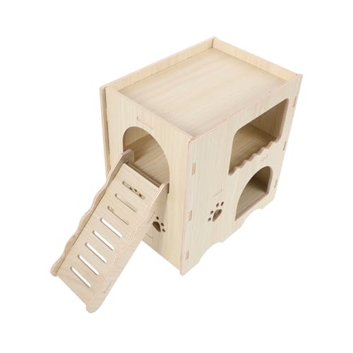 BESTonZON Hamsterhaus Aus Massivem Holz Hamsterspielzeug Hamsterhaus Gemütliches Kletterversteck Gehegeröhren Meerschweinchen Lebensraum Kleiner Hamsterkäfig Stall Nest Häuser BESTonZON Hamsterhaus Aus Massivem Holz Hamsterspielzeug Hamsterhaus Gemütliches Kletterversteck Gehegeröhren Meerschweinchen Lebensraum Kleiner Hamsterkäfig Stall Nest Häuser von BESTonZON