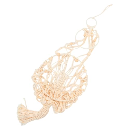 BESTonZON Handgewebtes Katzenhängemattenbett aus Baumwollseil Atmungsaktives Halbgeschlossenes Katzenkorb Bett Boho Stil Katzennest für Ganzjährig Komfortables Entspannen BESTonZON Handgewebtes Katzenhängemattenbett aus Baumwollseil Atmungsaktives Halbgeschlossenes Katzenkorb Bett Boho Stil Katzennest für Ganzjährig Komfortables Entspannen von BESTonZON