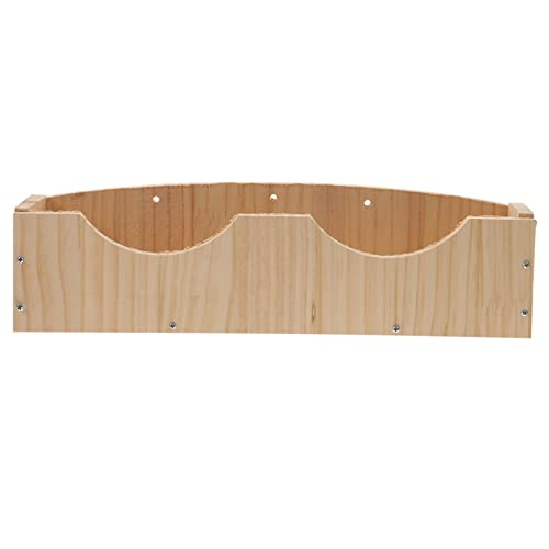 BESTonZON Holzhängendes Heu Futterbecken für Kaninchen Meerschweinchen und Chinchillas und Sicheres Holzdesign für Frisches Futter und Müheloses Befestigen Am Käfig BESTonZON Holzhängendes Heu Futterbecken für Kaninchen Meerschweinchen und Chinchillas und Sicheres Holzdesign für Frisches Futter und Müheloses Befestigen Am Käfig von BESTonZON
