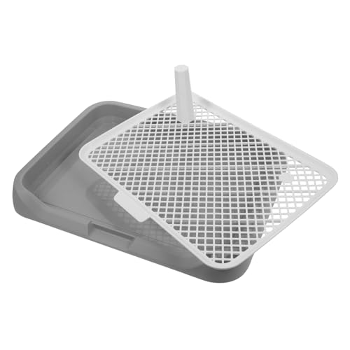 BESTonZON Hundetoilette für Hunde Aller Multifunktionales Hundeklo Spritzwassergeschützt Abnehmbarer Litter Tray für Einfache Geeignet für Kleine und Große Hunde aus Robustem Material BESTonZON Hundetoilette für Hunde Aller Multifunktionales Hundeklo Spritzwassergeschützt Abnehmbarer Litter Tray für Einfache Geeignet für Kleine und Große Hunde aus Robustem Material von BESTonZON