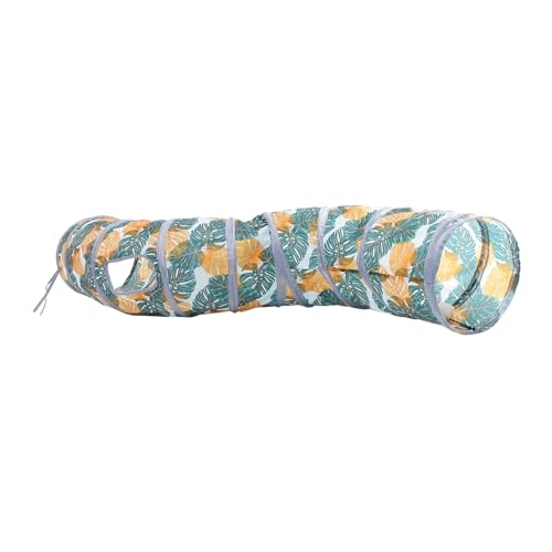 BESTonZON Katze Spieltunnel mit Ball Interaktives Katzenzubehör Polyester Katzenhöhle Katzenunterhaltung für Wohnungskatzen Kätzchenspielzeug Tunnel für Innenbereich BESTonZON Katze Spieltunnel mit Ball Interaktives Katzenzubehör Polyester Katzenhöhle Katzenunterhaltung für Wohnungskatzen Kätzchenspielzeug Tunnel für Innenbereich von BESTonZON