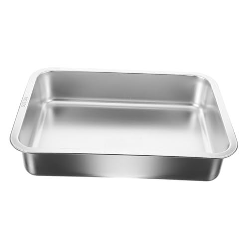 BESTonZON Katzenstreu Schale Klein Offene Katzentoilette mit Glatter Oberfläche Kratzfest Langlebig für Kätzchen Kaninchen und Hamster BESTonZON Katzenstreu Schale Klein Offene Katzentoilette mit Glatter Oberfläche Kratzfest Langlebig für Kätzchen Kaninchen und Hamster von BESTonZON