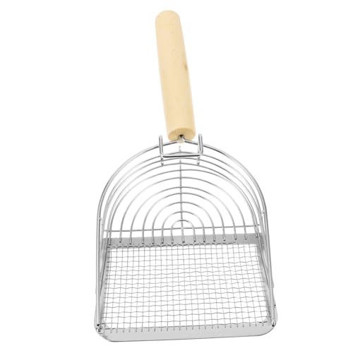 BESTonZON Katzenstreuschaufel mit Ergonomischem Holzgriff Feinmaschiges Sieb für Effektives Aussieben rutschfest und Langlebig für Saubere Katzentoilette und Einfache BESTonZON Katzenstreuschaufel mit Ergonomischem Holzgriff Feinmaschiges Sieb für Effektives Aussieben rutschfest und Langlebig für Saubere Katzentoilette und Einfache von BESTonZON
