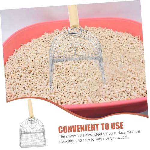BESTonZON Katzenstreuschaufel mit Feinem Maschensieb Ergonomischer Griff Langlebig und rutschfest Effektive von Katzenstreu für Saubere Katzentoiletten BESTonZON Katzenstreuschaufel mit Feinem Maschensieb Ergonomischer Griff Langlebig und rutschfest Effektive von Katzenstreu für Saubere Katzentoiletten von BESTonZON