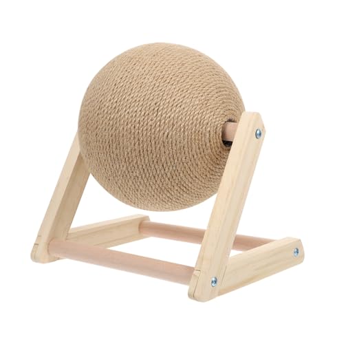 BESTonZON Kratzball Katzen Mittlere Stabile Kratzkugel für Katzenpflege und Krallenpflege Langlebiges Katzenzubehör für Katzen zu Hause und Tierbedarf in Khaki BESTonZON Kratzball Katzen Mittlere Stabile Kratzkugel für Katzenpflege und Krallenpflege Langlebiges Katzenzubehör für Katzen zu Hause und Tierbedarf in Khaki von BESTonZON