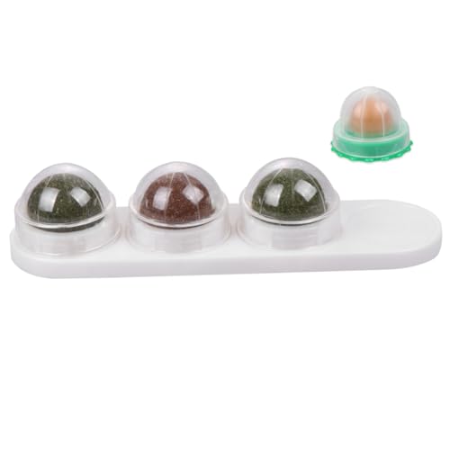 BESTonZON Natürlicher Katzenminze Ball Katzenspielzeug Kauspielzeug für Katzen zur Zahnpflege und Interaktiv Weiß Geeignet für Kätzchen und Katzen zur Beschäftigung BESTonZON Natürlicher Katzenminze Ball Katzenspielzeug Kauspielzeug für Katzen zur Zahnpflege und Interaktiv Weiß Geeignet für Kätzchen und Katzen zur Beschäftigung von BESTonZON