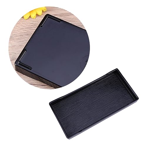 BESTonZON Reptiliennapf für Schildkröten Robuster Futter und Wassernapf Baden Klein Schwarz Einfach zu Reinigen Rutschfestes Design Terrarien Ausstattung BESTonZON Reptiliennapf für Schildkröten Robuster Futter und Wassernapf Baden Klein Schwarz Einfach zu Reinigen Rutschfestes Design Terrarien Ausstattung von BESTonZON
