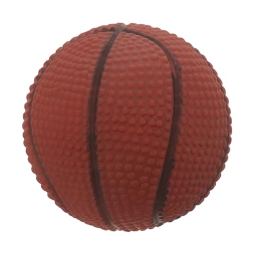 BESTonZON Unzerstörbarer Hundespielzeugball mit Quietscher Interaktives Basketball für Robustem für Kleine bis Große Fördert und Training Innenräumen BESTonZON Unzerstörbarer Hundespielzeugball mit Quietscher Interaktives Basketball für Robustem für Kleine bis Große Fördert und Training Innenräumen von BESTonZON