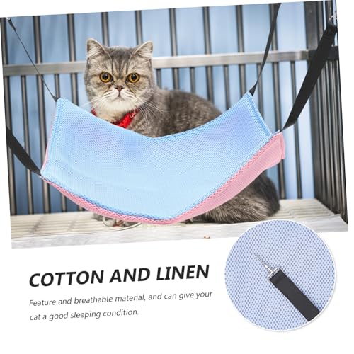BESTonZON Verstellbare Katzenhängematte Atmungsaktiv Doppelseitig für Kleine bis Große Katzen und Kleintiere Kratzfest Langlebig Komfortables Katzenbett für Drinnen und Fensterplätze BESTonZON Verstellbare Katzenhängematte Atmungsaktiv Doppelseitig für Kleine bis Große Katzen und Kleintiere Kratzfest Langlebig Komfortables Katzenbett für Drinnen und Fensterplätze von BESTonZON