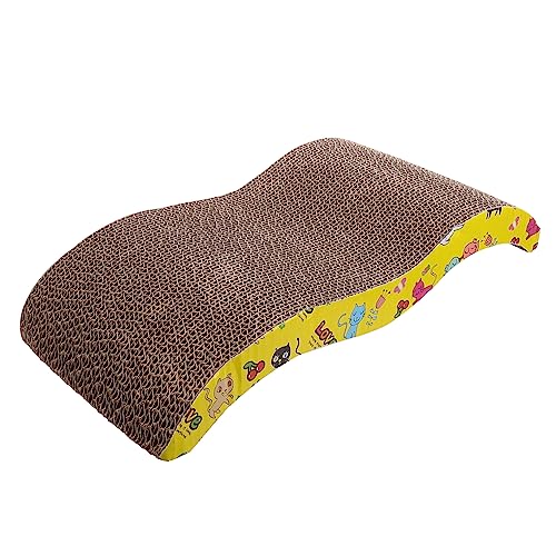 BESTonZON Wellpappe Katzenkratzbrett Kratzfest für Innenbereich Katze mit Natürlicher Oberfläche zur Krallenpflege und Stressabbau Geeignet für Kätzchen und Erwachsene Katzen BESTonZON Wellpappe Katzenkratzbrett Kratzfest für Innenbereich Katze mit Natürlicher Oberfläche zur Krallenpflege und Stressabbau Geeignet für Kätzchen und Erwachsene Katzen von BESTonZON
