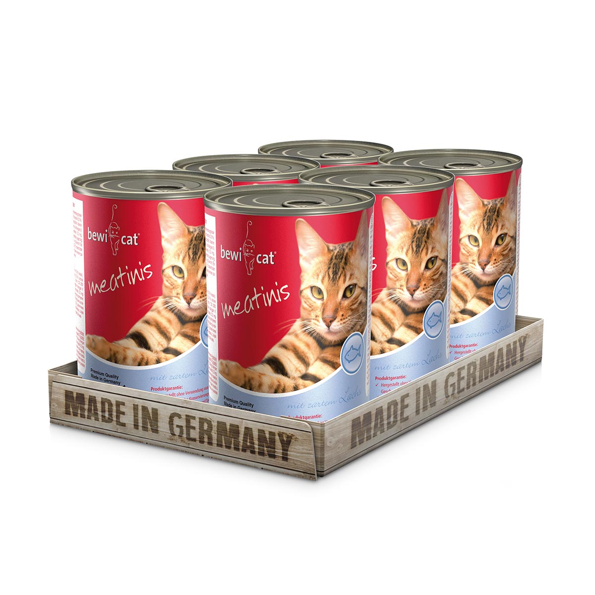 Bewi Cat meatinis Lachs 6x400g von BEWI CAT