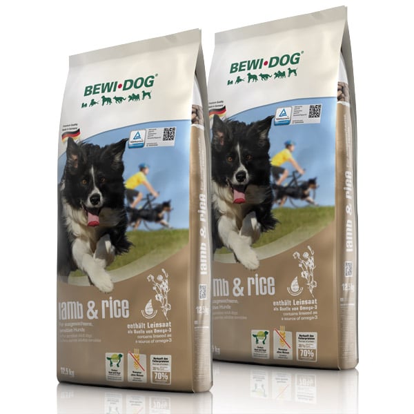 BEWI DOG lamb & rice Hundefutter 2x12,5kg von BEWI DOG