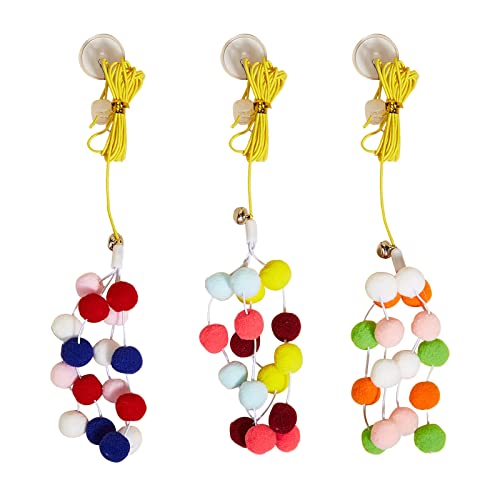 BFANGLC Hängende Tür Hüpffeder + Pompons Katzenspielzeug Haustier Katzen Zubehör Katzen Springübungsspielzeug BFANGLC Hängende Tür Hüpffeder + Pompons Katzenspielzeug Haustier Katzen Zubehör Katzen Springübungsspielzeug von BFANGLC