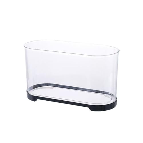 Aquarium, Desktop HD Transparent Kleine Acryl Aquarium GoldSmall Fisch Zucht Tanks Fisch Schüssel(Black,32cm*14.4cm*16cm) von BFVAKBKYT