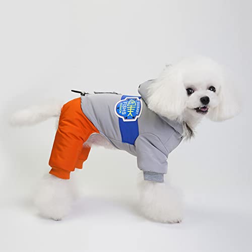 Weihnachten Hundepullover Mantel Hundekleidung Winter Dicke Vierbeiner Kleidung Bichon Pommerschen Kleiner Hund Haustier niedliche Winterkleidung Plus samtiger baumwollwattierter Mantel, europ von BGFA