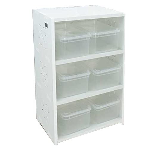 3-lagige Zuchtbox für Reptilien-Terrarien, Reptilien-Schubladenschrank mit 6 Futterboxen für Eidechsen, Geckos und Schildkröten, 455 x 220 x 315 mm von BGFYUSF