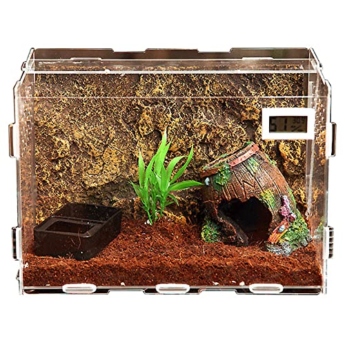 Insekten-Futterbox, Acryl-Reptilien-Zuchtbox für Spinnen, Eidechsen, Skorpione, Gehörnte Frösche, Transport-Futterbox (A) von BGFYUSF