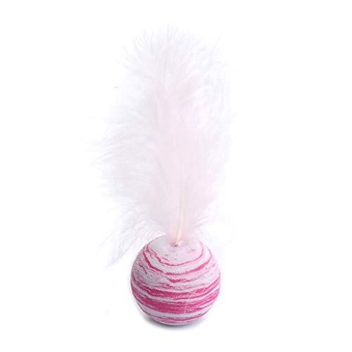 BHFYOB EVA Starry for Sky Texture Ball with Feather Light Foam Throwing Interactive Pet von BHFYOB