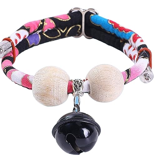 BHFYOB Halsband für Hunde und Katzen, mit Glücksanhänger, chinesisches Halsband, langlebig, weich und bequem, verstellbares Halsband von BHFYOB