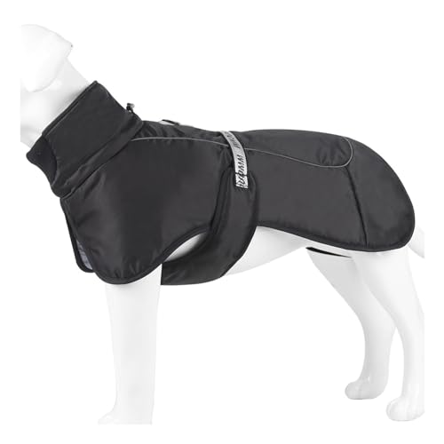 BHFYOB Haustier-Winter-Overall für Hunde, 2 Beine, Welpen, winddicht, mit Leinenhaken, warmer Mantel, dickes Futter, kleine Hunde von BHFYOB