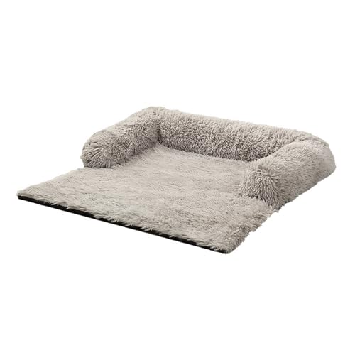 BHFYOB Hunde-Plüsch-Sofabett für den Winter, Plüsch-Hundebetten, Kissen, Hunde-Plüschbett, Auto, Haustierbett, bequem, warm für Hundehütten von BHFYOB