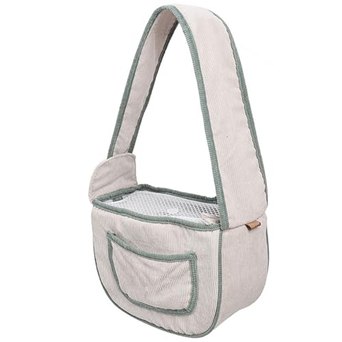 BHFYOB Katzen-Tragetasche, atmungsaktiv, für den Außenbereich, Schultertasche für kleine Katzen, tragbar, Reisen, faltbare Tragetasche, Haustierbedarf von BHFYOB