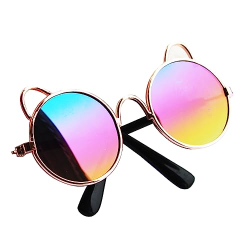 BHFYOB Katzenbrille, UV-Schutz, Hundesonnenbrille, Katzen-Sonnenbrille, Haustierbrille, Fotobrille, Haustierbrille, Haustier-Sonnenbrille von BHFYOB