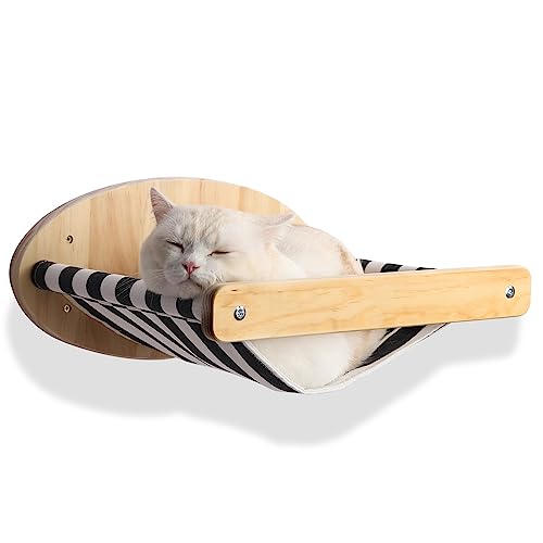 BHFYOB Pet Cat HangingBeds Katzen-Sitzstange für den Innenbereich, zum Schlafen, Klettern, Wandmontage, Kratzbaum von BHFYOB