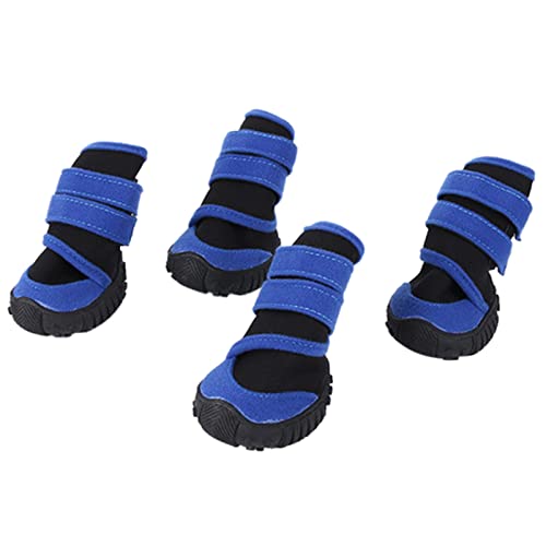 BHFYOB Wasserdichte Hundesocken für Wunden, wasserdichte Hundesocken für Hunde, Schnee, Schnee, Haustier, Winterschuhe, Haustier-Outdoor-Schuhe von BHFYOB