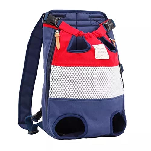 BICHONG Haustier-Rucksack für Katzen, Hunde, Reisetasche, Tragetasche für Tiere, kleine, mittelgroße Hunde, Bulldogge, Welpen von BICHONG