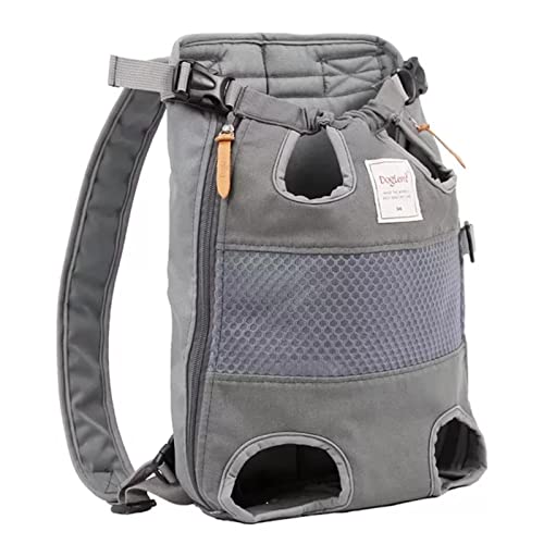 BICHONG Haustier-Rucksack für Katzen, Hunde, Reisetasche, Tragetasche für Tiere, kleine, mittelgroße Hunde, Bulldogge, Welpen von BICHONG