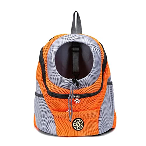 BICHONG Haustier-Rucksack für kleine Hunde, atmungsaktiv, Netzstoff, strapazierfähig, gepolstert, Schultertasche, für Haustiere, Katzen von BICHONG