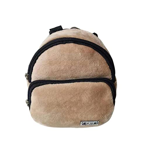 BICHONG Niedlicher, langlebiger Nylon-Haustier-Rucksack für kleine, mittelgroße Hunde, praktisch, tragbar, große Kapazität, Hunde-Snack-Tasche von BICHONG