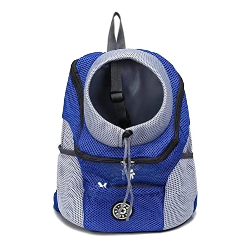 BICHONG Tragbare Hundetragetasche für Haustiere, Outdoor, Reisen, atmungsaktiv, waschbar, Rucksack, doppelte Schulter, Outdoor-Zubehör von BICHONG