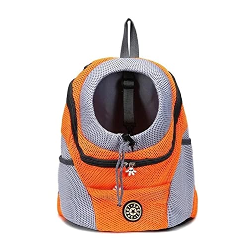 BICHONG Tragbare Hundetragetasche für Haustiere, Outdoor, Reisen, atmungsaktiv, waschbar, Rucksack, doppelte Schulter, Outdoor-Zubehör von BICHONG