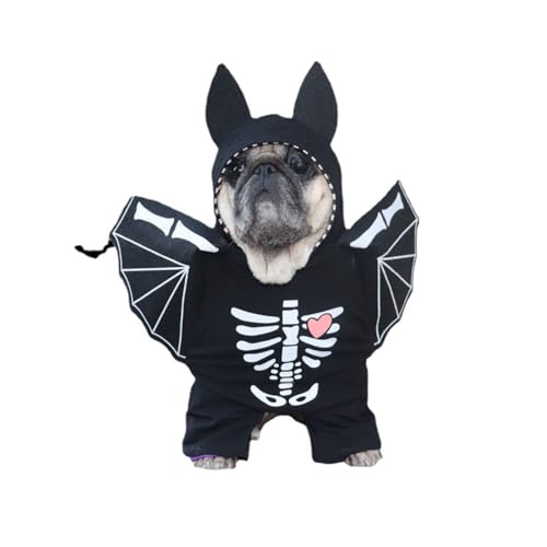 BICI Hund Halloween Kostüm Haustier Cosplay Party Anzug Halloween Kostüme Für Hunde Halloween Hundekostüm Halloween Lustiges Haustierkostüm Haustier Cosplay Spielzeug Blutiges Hundekostüm Für (M) von BICI