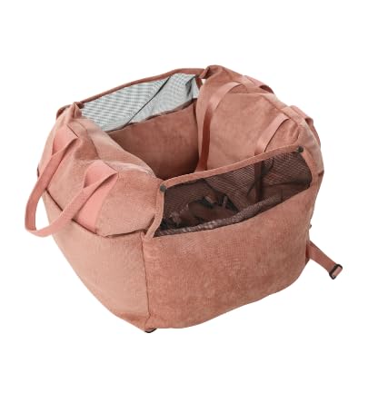 BICOPET Mittelkonsole Hundeautositz, Booster Snoozer Sitz für kleine Hunde unter 25 Jahren, für mittelgroße Hunde, lustig, flauschiges Bett, Autositz, Haustier, Welpen, Hund, Katze, Dackel, von BICOPET