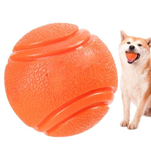 BIGUD Hundebälle für Aggressive Kauer, Hundetrainingsball,Kauspielzeug für kleine Hunde - Hüpfender Haustierball, Welpen-Kauspielzeug, interaktives Hundespielzeug, Hundekauball, schwimmender von BIGUD