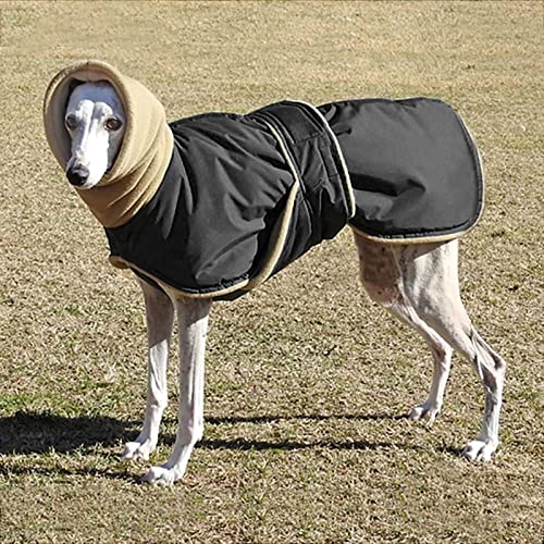 BIHANI Extra großer Hundemantel Winter Haustierjacke mit hohem Kragen, wasserdichte super warme Weste Kleidung für mittelgroße große Hunde, Windhund Wolfshund Schäferhund Kleidung (Farbe: C, Größe: 3XL) von BIHANI