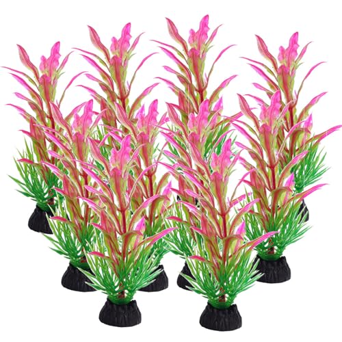 BINGGA Künstliche Pflanze für Aquarien, Terrarien, Garnelen, Gras, Blumenornamente von BINGGA