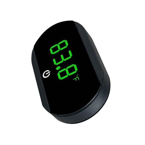 BINGGA LED-Anzeige-Thermometer für Aquarium, hochpräzise, aufklebbare Thermometer mit Temperatursensor von BINGGA