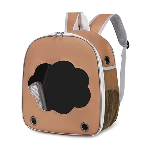 Tragetaschen-Rucksack, große Kapazität, Katzentasche, Haustier-Rucksack, Hunde, faltbar, Reisetasche, atmungsaktive Tasche von BINGGA