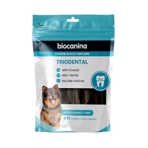 Biocanina Triodental Kleine Hunde, 15 pflanzliche Lamellen von BIOCANINA