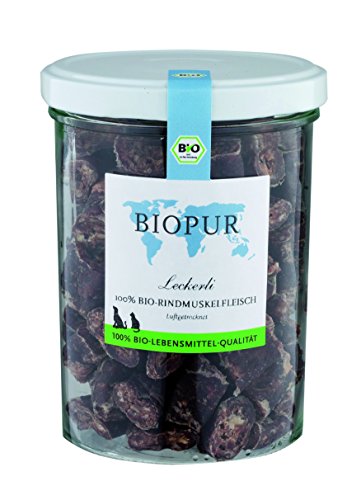 BIOPUR Bio Leckerli 180g Glas von BIOPUR Tiernahrung